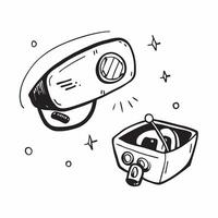 Glossy Glowing Holographic Headset and Microphone concept as A photo featuring a glossy glowing holographic headset and a microphone The objects are positioned towards the right h Dynamics vector