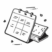 Glossy Glowing Holographic Meeting Planner and Calendar concept as A photo showing a glossy glowing holographic meeting planner icon and a calendar The objects are positioned cent Dynamics Set 2 vector