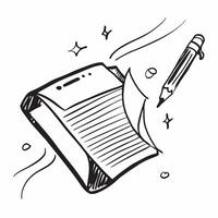 Glossy Glowing Holographic Notebook and Pen concept as A photo depicting a glossy glowing holographic notebook and a pen The objects are positioned centrally leaving ample copy sp Dynamics vector