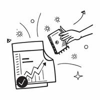 Glossy Glowing Holographic Takeover and Financial Growth concept as A photo featuring a glossy glowing holographic takeover icon and a financial growth chart The objects are posit Dynamics Set 2 vector