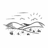 Golden hour over a serene meadow with gentle hills concept as A tranquil scene of a meadow with gentle rolling hills bathed in the golden hour light perfect for business presentati Dynamics vector