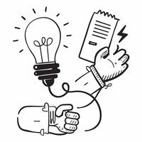 Green energy plug and business contract concept as A green energy plug paired with a business contract symbolizing the integration of sustainable energy solutions in corporate agre Dynamics vector