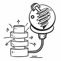 Green energy plug and data storage concept as A green energy plug paired with a data storage icon symbolizing the integration of renewable energy in IT storage solutions perfect fo Dynamics vector