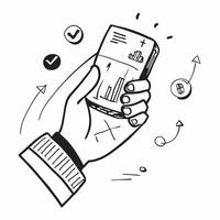 Hand Holding Mobile Phone with Holographic AI Icon and Machine Learning Icon concept as A photo depicting a hand holding a mobile phone with a glossy glowing holographic AI icon an Dynamics Set 9 vector