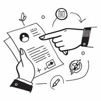 Hand signing contract with holographic encryption and security icons concept as Camera movement Zoom in on the hand signing the contract with holographic encryption and security ic Dynamics vector
