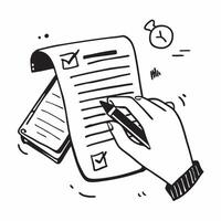 Hand Signing Contract with Holographic Medical Document Icon and Pen Icon concept as A photo depicting a hand signing a medical contract with a glossy glowing holographic medical d Dynamics vector
