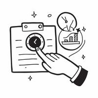 Hand with Holographic Meeting Coordinator and Timer concept as A photo depicting a hand holding a holographic meeting coordinator icon and a timer The hand is positioned centrally Dynamics vector