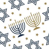 Hanukkah stars seamless pattern with blue and silver tones for a festive celebratory holiday design concept as Elegant Hanukkah stars pattern with blue and silver tones perfect for Dynamics Set 2 vector