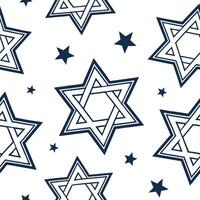 Hanukkah stars seamless pattern with blue and silver tones for a festive celebratory holiday design concept as Elegant Hanukkah stars pattern with blue and silver tones perfect for Dynamics Set 3 vector