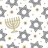 Hanukkah stars seamless pattern with gold accents and twinkling lights for a luxurious holiday feel concept as Luxurious Hanukkah stars pattern with gold accents and twinkling ligh Dynamics vector