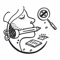 Health advocate with cigarette ban concept as A health advocates profile blended with a cigarette ban symbol symbolizing efforts to ban smoking Perfect for healthcare and advocacy Dynamics vector