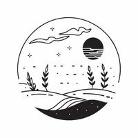 Harvest moon over an autumn landscape concept as A tranquil autumn landscape with the harvest moon rising capturing the essence of Thanksgiving perfect for business presentations n Dynamics vector
