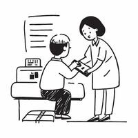 Home health aide assisting a patient with mobility exercises concept as A home health aide assists a patient with mobility exercises emphasizing care and support Ideal for home ca Dynamics vector