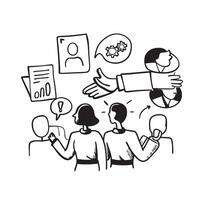 HR team with inclusive hiring practices concept as An HR teams profile blended with inclusive hiring practice icons representing commitment to diversity and inclusion Ideal for co Dynamics vector