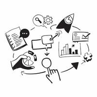 HR with employee onboarding process concept as An HR professionals profile blended with the employee onboarding process symbolizing smooth transitions and integration Perfect for Dynamics vector