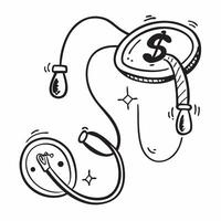 Jump rope and dollar sign concept as A jump rope paired with a dollar sign combining cardiovascular exercise with financial symbolism ideal for isolated icon designs on a white b Dynamics vector
