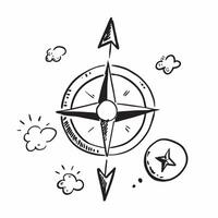 Leadership coach with compass concept as A leadership coachs profile merged with a compass symbolizing management coaching and direction Perfect for leadership and business ads i Dynamics vector