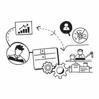 Logistics coordinator with supply chain network concept as A logistics coordinators profile blended with a supply chain network symbolizing the coordination and efficiency in petro Dynamics vector