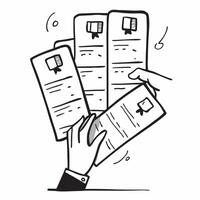 Manager with vendor scorecards concept as A managers profile blended with vendor scorecards symbolizing the structured approach to vendor evaluation Perfect for business and manag Dynamics vector