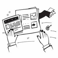 Marketing illustration with copy space for business reports concept as A visually appealing marketing illustration with copy space designed to enhance business reports and presenta Dynamic Dynamics vector