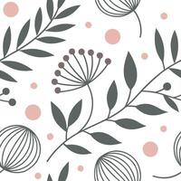 Mid century modern seamless pattern with abstract shapes and muted tones for sophisticated interiors concept as Elegant mid century abstract pattern with muted tones ideal for soph Dynamics vector
