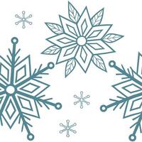 Minimalist winter seamless pattern with geometric snowflakes and icy blue tones for a modern seasonal design concept as Modern winter pattern with geometric snowflakes and icy blue Dynamics vector