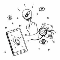 Mobile phone with holographic AI QA and audit icons concept as Camera movement Rotate around the mobile phone with a focus on glowing holographic AI QA and audit icons Scene A tec Dynamics Set 3 vector
