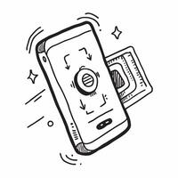 Mobile Phone with Holographic IoT Icon and Sensor Icon concept as A photo featuring a mobile phone with a glossy glowing holographic IoT icon and sensor icon The objects are posit Dynamics Set 2 vector