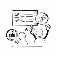 Modern customer satisfaction icon with copy space for business presentations concept as A modern customer satisfaction icon design with generous copy space perfect for enhancing bu Dynamic Dynamics vector