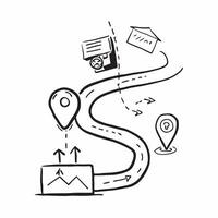 Modern roadmap icon with copy space for business presentations concept as A modern roadmap icon design with generous copy space perfect for enhancing business presentations and sli Dynamic Dynamics vector
