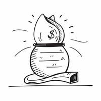 Money bag icon with copy space on a white background concept as A icon image of a money bag icon with generous copy space on a white background ideal for financial and wealth the Dynamic Dynamics vector