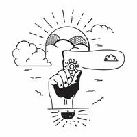 Patient with sunset imagery concept as A patients profile blended with sunset imagery symbolizing hope and reflection while living with a severe illness Ideal for healthcare and i Dynamics vector