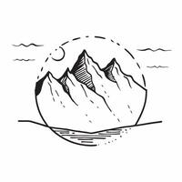 Peaceful golden hour over a mountain range concept as A majestic mountain range bathed in the soft light of the golden hour ideal for business presentations needing a clean and ser Dynamics vector