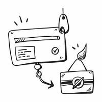 Phishing attack and secure login concept as A phishing attack icon paired with a secure login symbolizing the implementation of secure login measures to prevent phishing attacks pe Dynamics vector