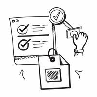 Phishing attempt and security protocol concept as A phishing attempt icon paired with a security protocol symbolizing the implementation of measures to prevent phishing attacks per Dynamics vector