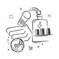 Recycled steel and factory icon concept as Recycled steel paired with a factory icon symbolizing the use of sustainable materials in manufacturing processes ideal for clean and iso Dynamics vector