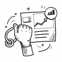 Resistance band and financial chart concept as A resistance band and a financial chart symbolizing strength training and financial growth perfect for isolated designs on a c Dynamics vector