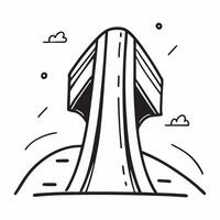 Road icon with copy space on a gray background concept as A icon image of a road icon with generous copy space on a gray background ideal for transportation and travel themed vis Dynamic Dynamics vector