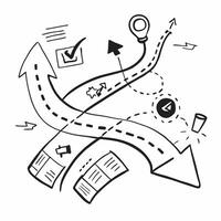 Roadmap icon with ample space for text and graphics concept as An iconographic roadmap design offering ample space for both text and graphics perfect for illustrating comprehensive Dynamic Dynamics vector