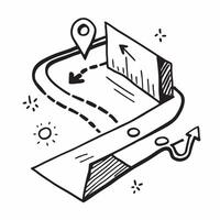 Roadmap icon with space for text and graphics on a blue background concept as A modern roadmap icon design featuring space for both text and graphics on a blue background perfect f Dynamic Dynamics vector