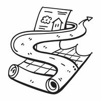 Roadmap symbol with copy space for design projects concept as An artistic rendering of a roadmap symbol with spacious copy space suitable for design projects related to planning go Dynamic Dynamics vector