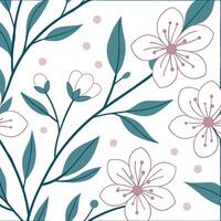 Romantic spring nature seamless pattern with soft floral arrangements and pastel color palette for delicate decor concept as Romantic spring nature pattern with delicate floral arr Dynamics vector