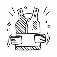 Safety vest and assembly line concept as A safety vest paired with an assembly line symbolizing the visibility and safety measures in manufacturing processes perfect for isolated v Dynamics vector