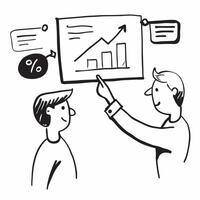 Sales team with revenue growth chart concept as A sales teams profile blended with a revenue growth chart representing sales performance and company growth Ideal for corporate and Dynamics vector
