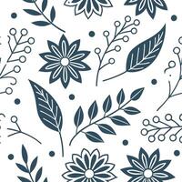 Scandinavian folk patterns and motifs seamless tile pattern with cool tones and traditional designs for minimalist decor concept as Cool toned folk motifs and traditional Scandinav Dynamics vector