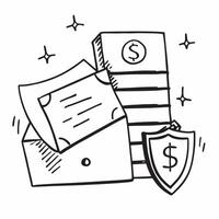 Security badge with money stack concept as A security badge blended with a stack of money symbolizing the financial advantages of employing security personnel Perfect for corporat Dynamics vector