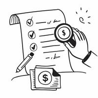 Security inspection with savings ledger concept as A security inspection blended with a savings ledger symbolizing the direct correlation between security inspections and financial Dynamics vector