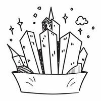 Simple flat illustration as City skyline with fireworks concept as A dynamic city skyline with fireworks celebrating hard work and progress ideal for business presentations Dynamics Set 2 vector