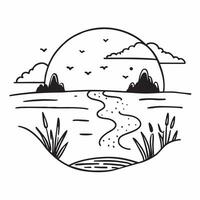 Simple flat illustration as Autumn park with colorful foliage concept as A vibrant autumn park with colorful foliage under a clear sky providing a festive and clean backgrou Dynamics Set 20 vector