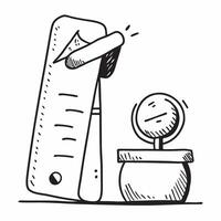 Simple flat illustration as Balance board and water bottle concept as A balance board and a water bottle symbolizing the integration of balance training and hydration perfec Dynamics vector
